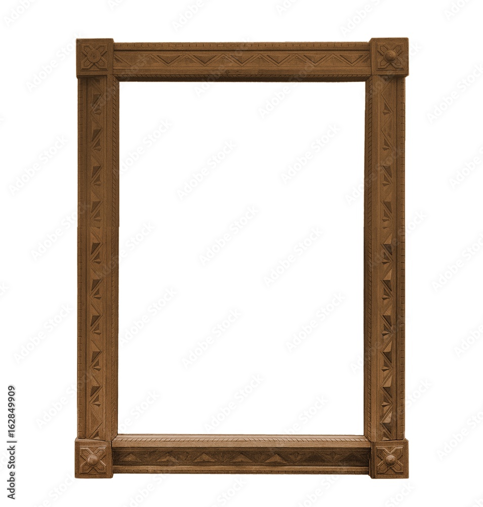 Wooden frame for paintings, mirrors or photos or background