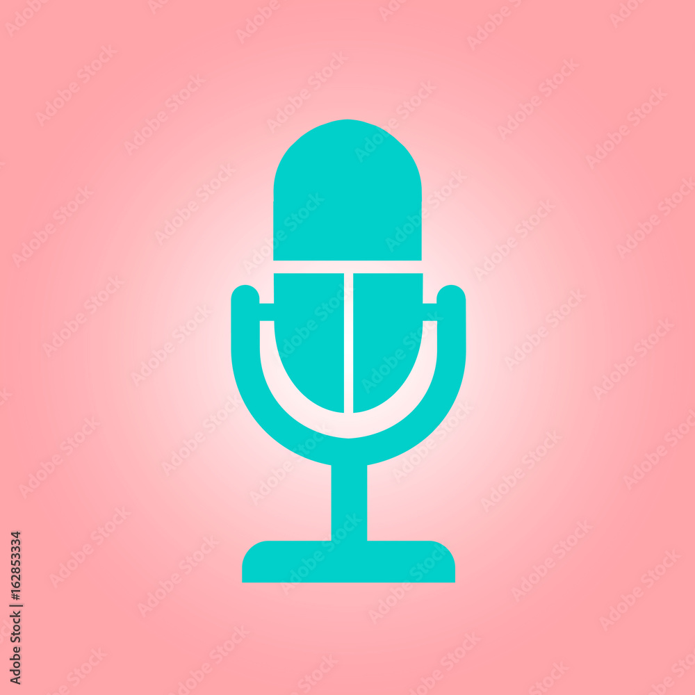Speaker icon. Live music sign. Flat design style. Speaker icon. Live music sign. Flat design style.
