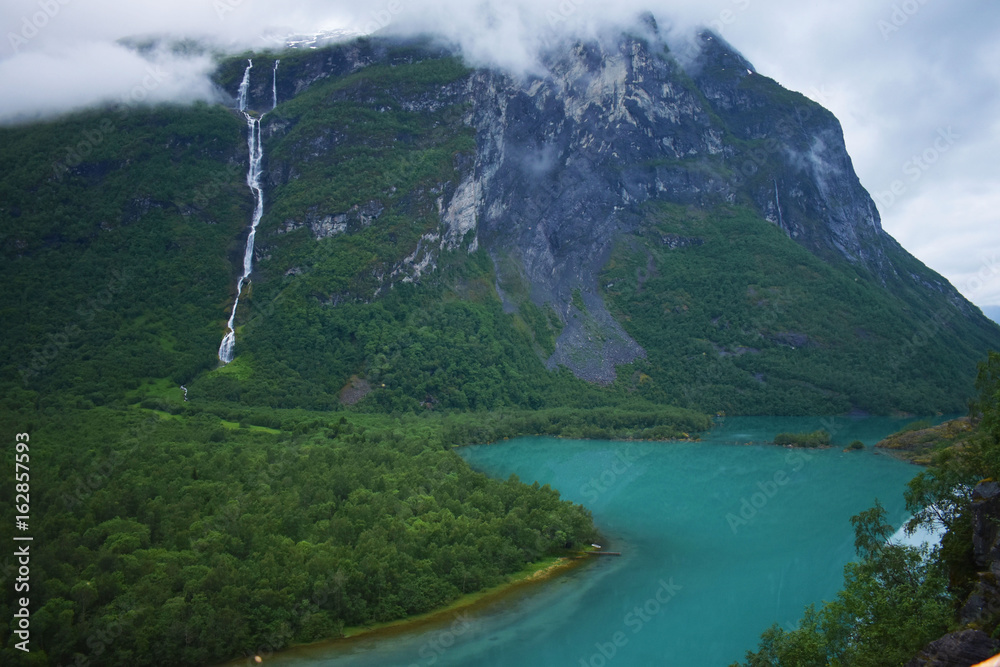 River Lovanet Norway Europe