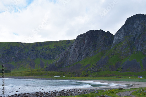 Mountain Lofoten Islands Norway Europe