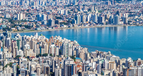 Florianópolis e baia norte.