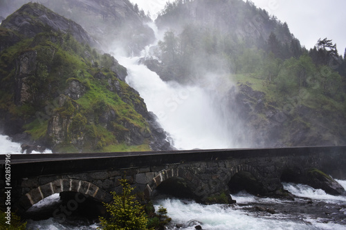 Waterfall Hardanger Norway Europe