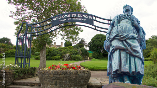 Welcome to Dunoon sign and Highland Mary composite photo