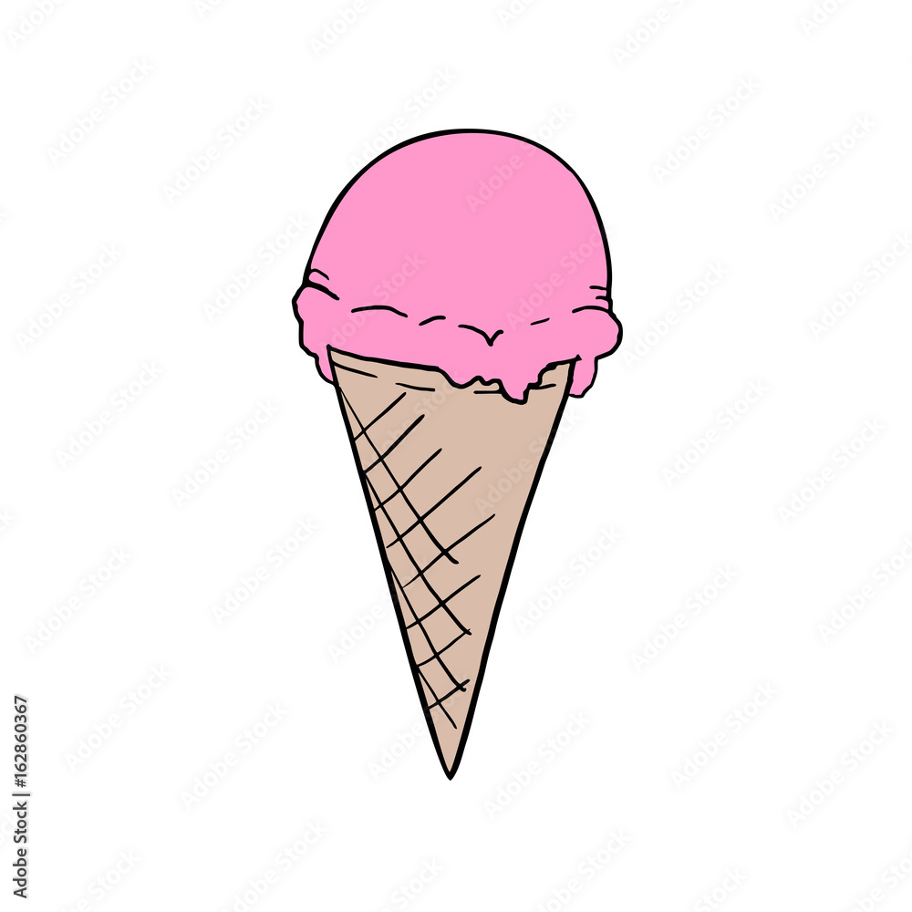 strawberry ice cream draw strawberry ice cream draw