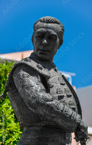 Curro Romero, estatua de un torero, Sevilla, Andalucía, España photo