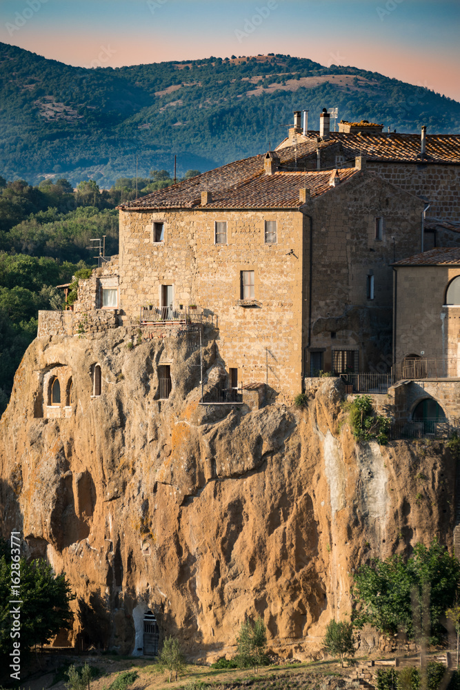 Fototapeta premium Pitigliano, a town built on a tuff rock, is one of the most beautiful villages in Italy.