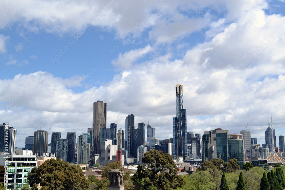  Skyline of Melbourne taken from the Shrine of Remembrance