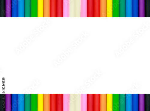 Bild auf Leinwand colorful scene of plasticine