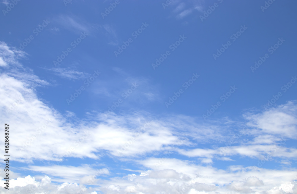 blue sky with clouds can use background.