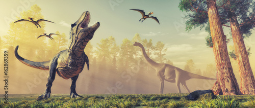 Fotografia, Obraz Dinosaur