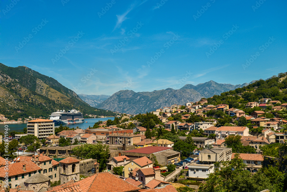View on Kotor bay and Old Town