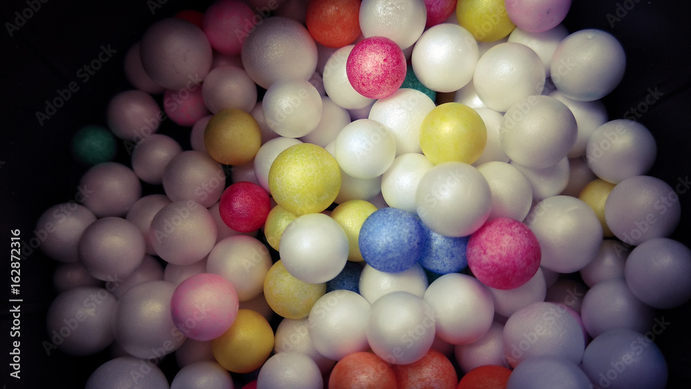 art and craft background with Colorful bubbles