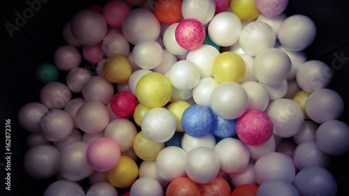 art and craft background with Colorful bubbles