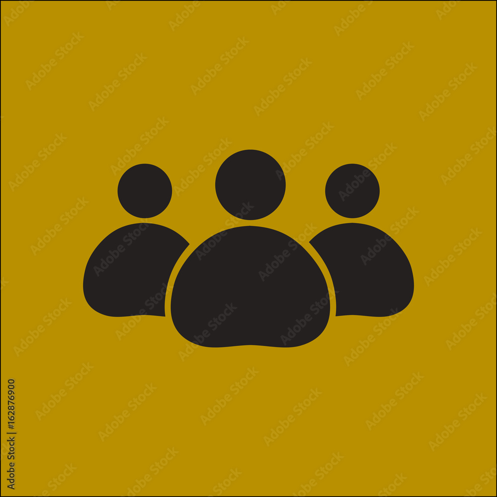 Team work icon. Office workers and business team. Team work icon. Office workers and business team.