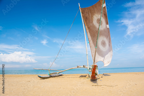 Photos Sri Lankan traditional fishing catamarans in Negombo, Sri Lanka
