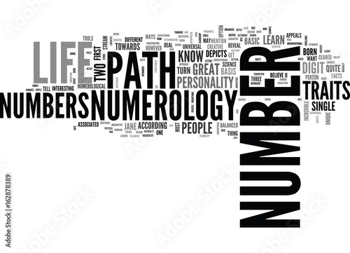 A VERY SIMPLE GUIDE TO LEARN NUMEROLOGY TEXT WORD CLOUD CONCEPT