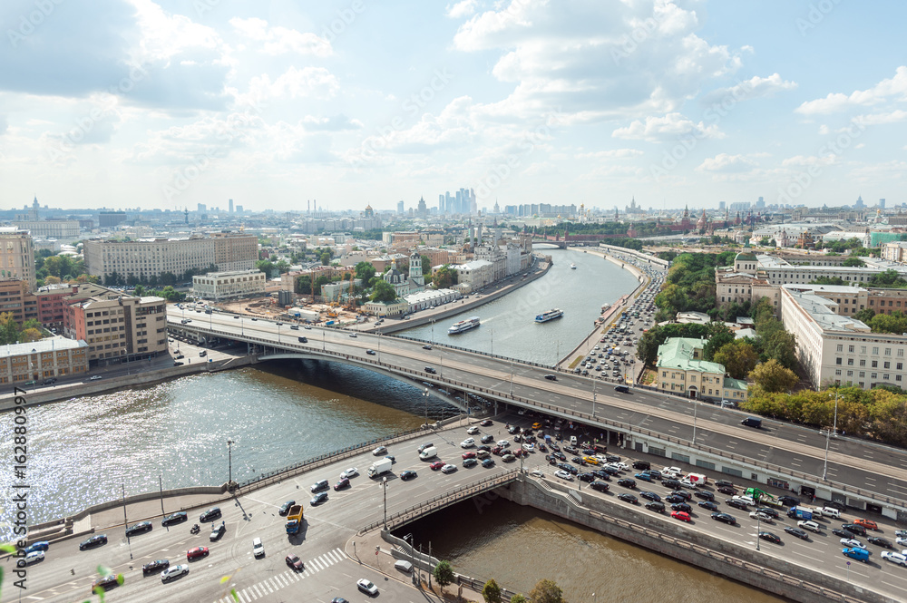 view of the embankment of the Moscow