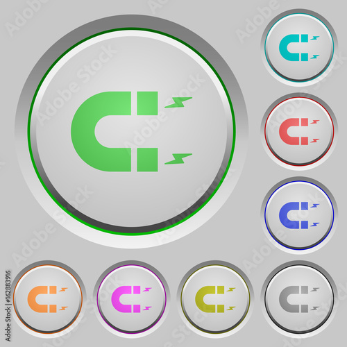 Free Download Horseshoe magnet push buttons - GFXLoad