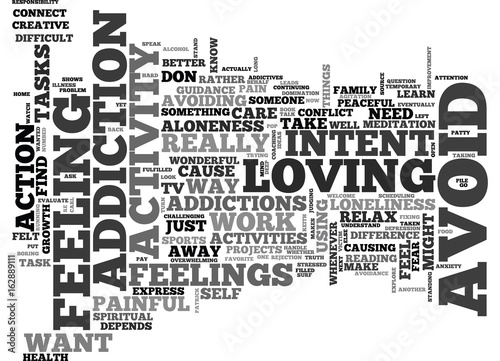 ARE YOU ADDICTED TO YOUR ACTIVITIES TEXT WORD CLOUD CONCEPT