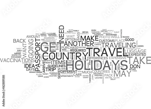 ARE YOU READY TO TRAVEL FOR THE HOLIDAYS TEXT WORD CLOUD CONCEPT