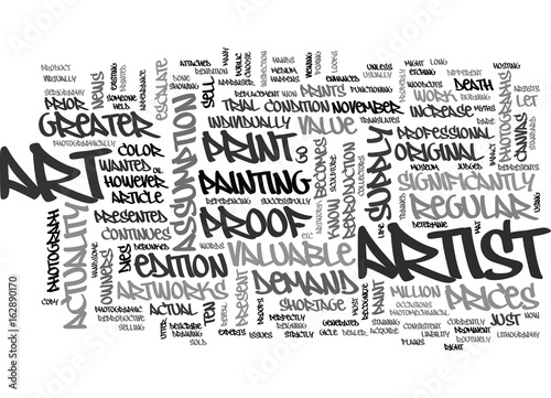 ART MYTHS DEBUNKED TEXT WORD CLOUD CONCEPT