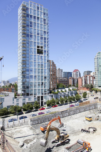 Building Skyscraper in Vancouver
