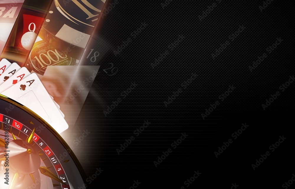 Obraz premium Casino Games Backdrop