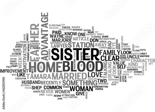BAD BLOOD TEXT WORD CLOUD CONCEPT