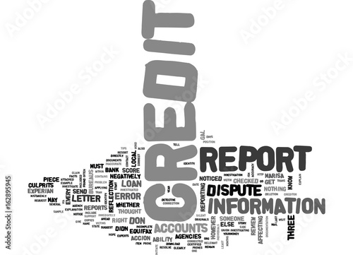 BE A CREDIT DETECTIVE TEXT WORD CLOUD CONCEPT