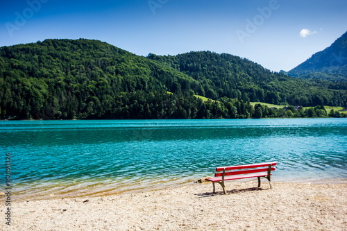 Fuschlsee lake. Austria.