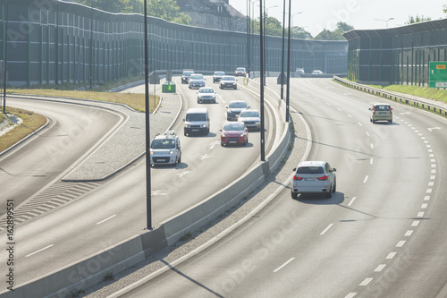 Poland, Silesia, Gliwice, Central or diametral Higway (Drogowa Trasa Srednicowa)