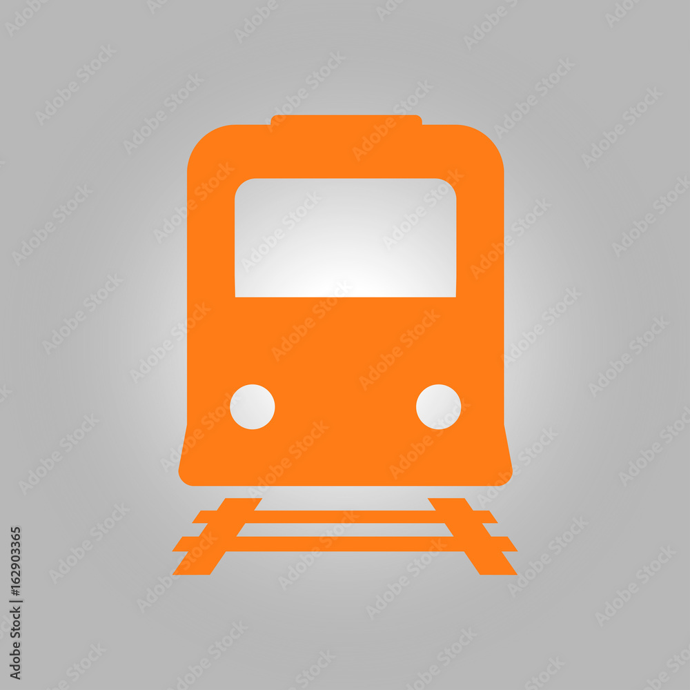 Train icon. Metro symbol. Railway station sign. Train icon. Metro symbol. Railway station sign.