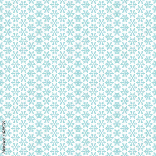 Retro Seamless Pattern SnowflakesTurquoise