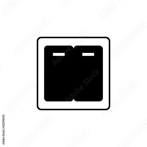 Free Download Switch icon. Black and white vector graphic art. - GFXLoad