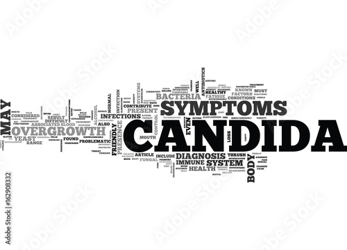 WHAT IS CANDIDA TEXT WORD CLOUD CONCEPT