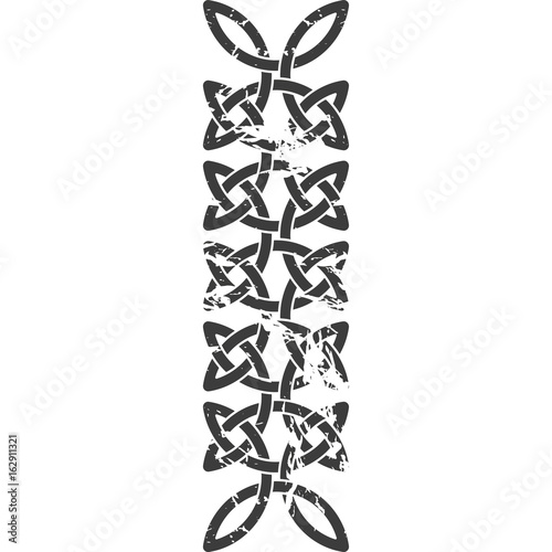 Celtic pattern. Element of Scandinavian or Celtic ornament