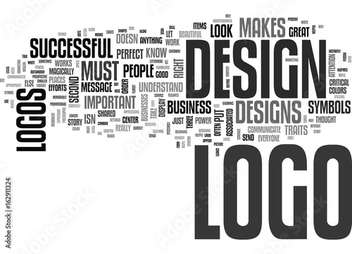 WHAT MAKES A LOGO SUCCESSFUL TEXT WORD CLOUD CONCEPT