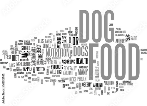 WHAT S IN YOUR DOG FOOD TEXT WORD CLOUD CONCEPT