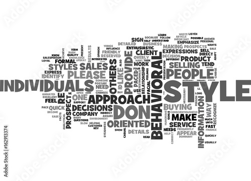 WHAT S YOUR CLIENT S STYLE TEXT WORD CLOUD CONCEPT