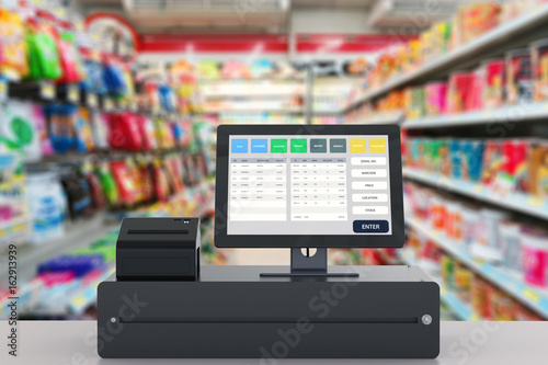 point of sale system for store management photo