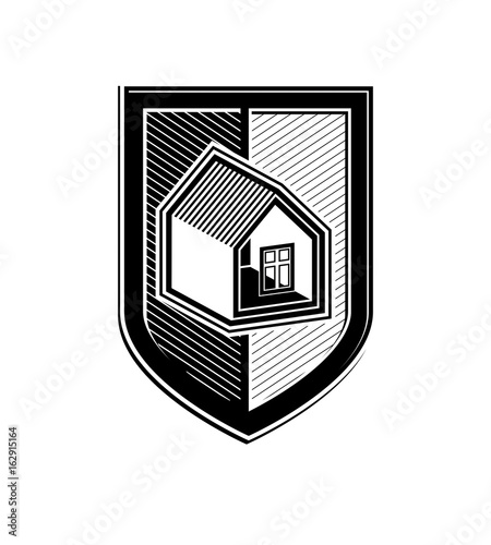 Safety idea, abstract heral...