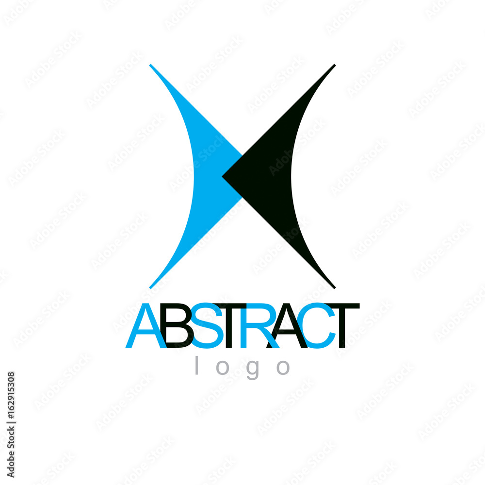 Vector conceptual geometric form can be used as corporate identity abstract symbol. Vector conceptual geometric form can be used as corporate identity abstract symbol.