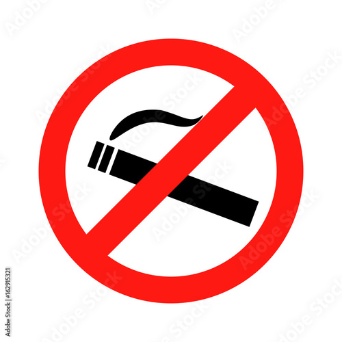 Dont smoke prohibition sign Vector Illustration design