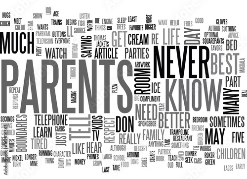 WHAT YOU CAN LEARN ABOUT LIFE FROM YOUR CHILDREN TEXT WORD CLOUD CONCEPT