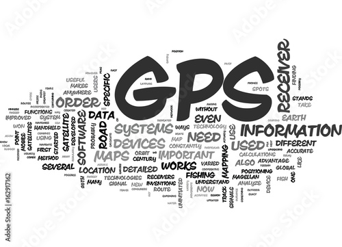 WHAT YOU NEED TO KNOW ABOUT GPS TEXT WORD CLOUD CONCEPT