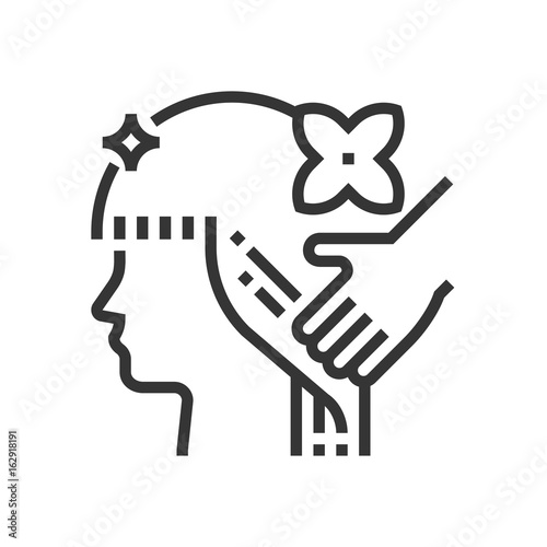 Hair care icon