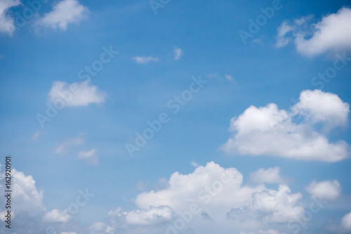 White clouds in blue sky on day light