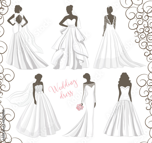 Wedding dress set