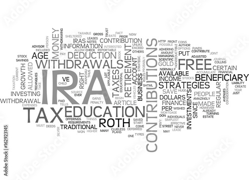 WHICH IRA IS BEST FOR YOU TEXT WORD CLOUD CONCEPT