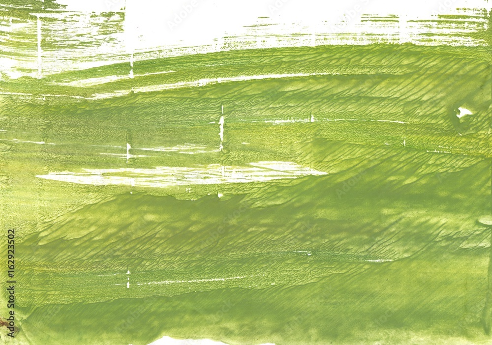 Moss green abstract watercolor background